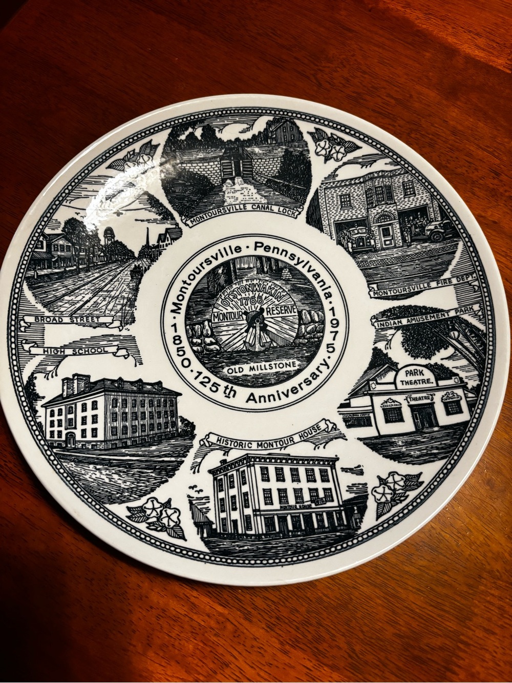 Kettlesprings Kilns. Montoursville Pa commemorative plate
